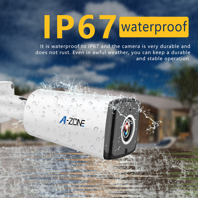 IP67 impermeabilizzano la videocamera di sicurezza 1 Megapixel del IP per sicurezza della società