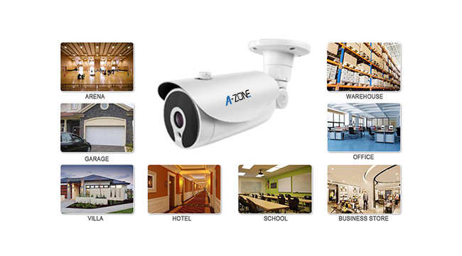 Sistema di sicurezza della macchina fotografica di infrarosso 1080P 4 con la lente focale 12pcs LED nano di Dvr Vari 3.6mm