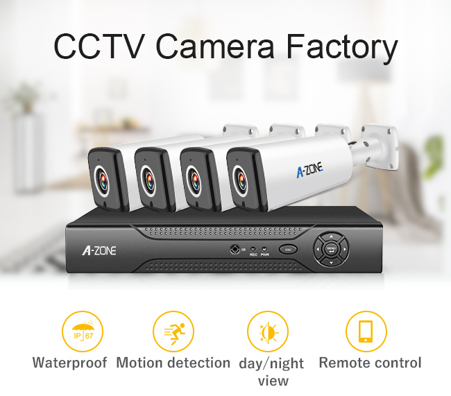 Macchine fotografiche del Cctv di visione notturna della casa 1080p 4 con il corredo 2 Megapixel del registratore di Dvr