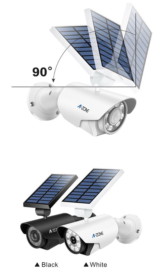 Luce principale solare del sensore di moto della cassa della macchina fotografica della spia, luce di sicurezza del pannello solare